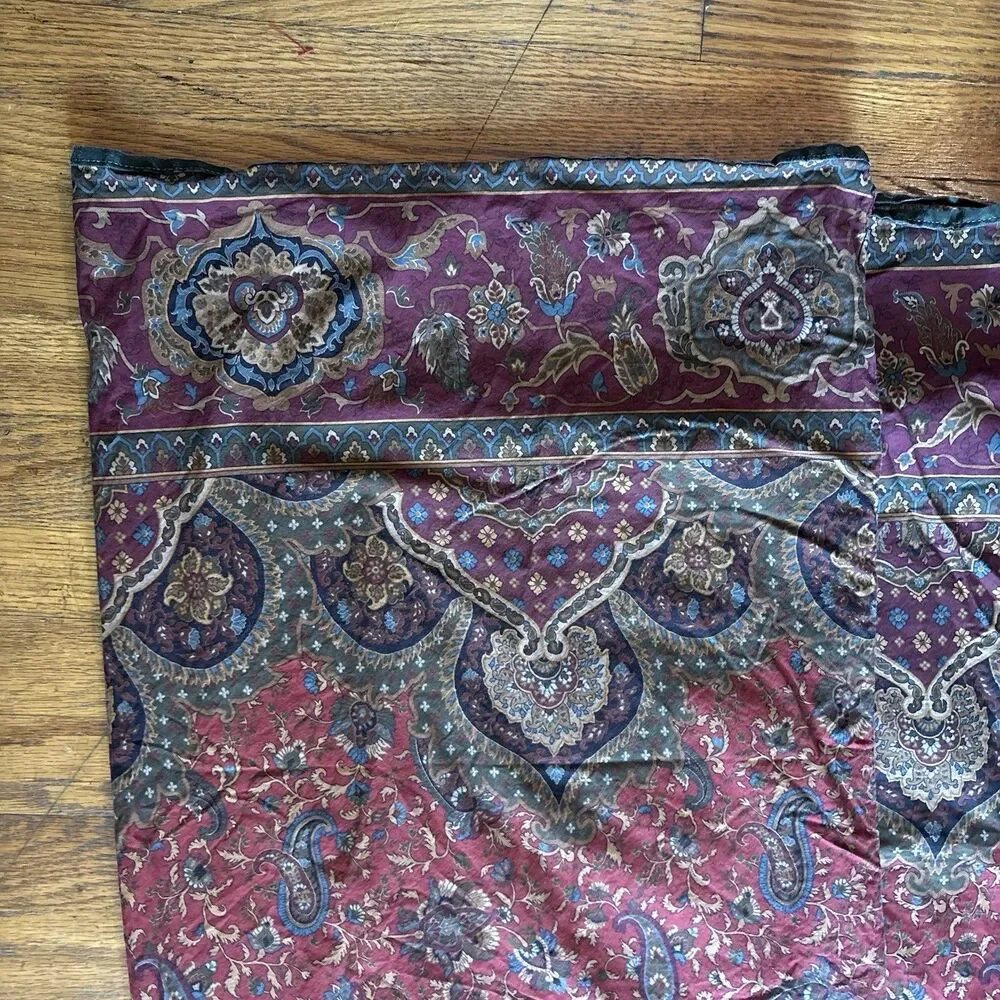 VTG Ralph Lauren Home Equestrian Paisley Standard Pillowcases Shams Set /4